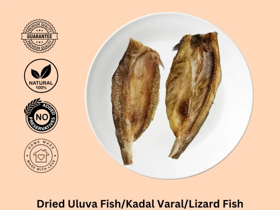 Dried Uluva Fish, Kadal Varal, Lizard Fish