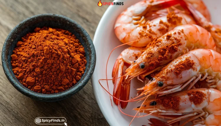 Top health benefits of eating prawns chutney powder – a protein-rich and flavorful spice blend made from dried prawns, coconut, and spices